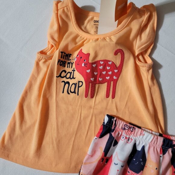 Gymboree Gymmies NWT 18-24 month Shorts Shirt Pajama set. Located A23 - Picture 2 of 2